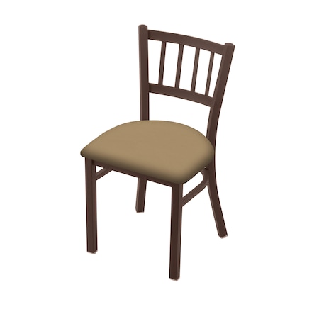 Holland Bar Stool Co 610 Contessa 18" Chair with Bronze Finish and Canter Sand Seat 61018BZ013